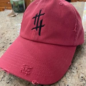 Distressed Faded Cap